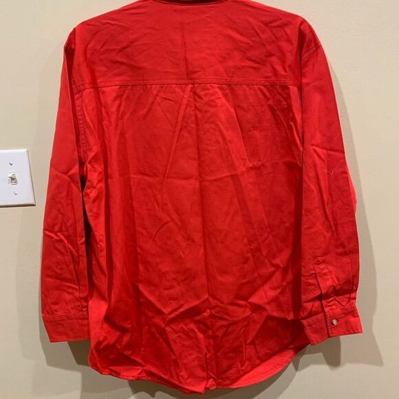 PTNY Teacher ABC 123 Red Buttondown Large Shirt - Picture 7 of 7